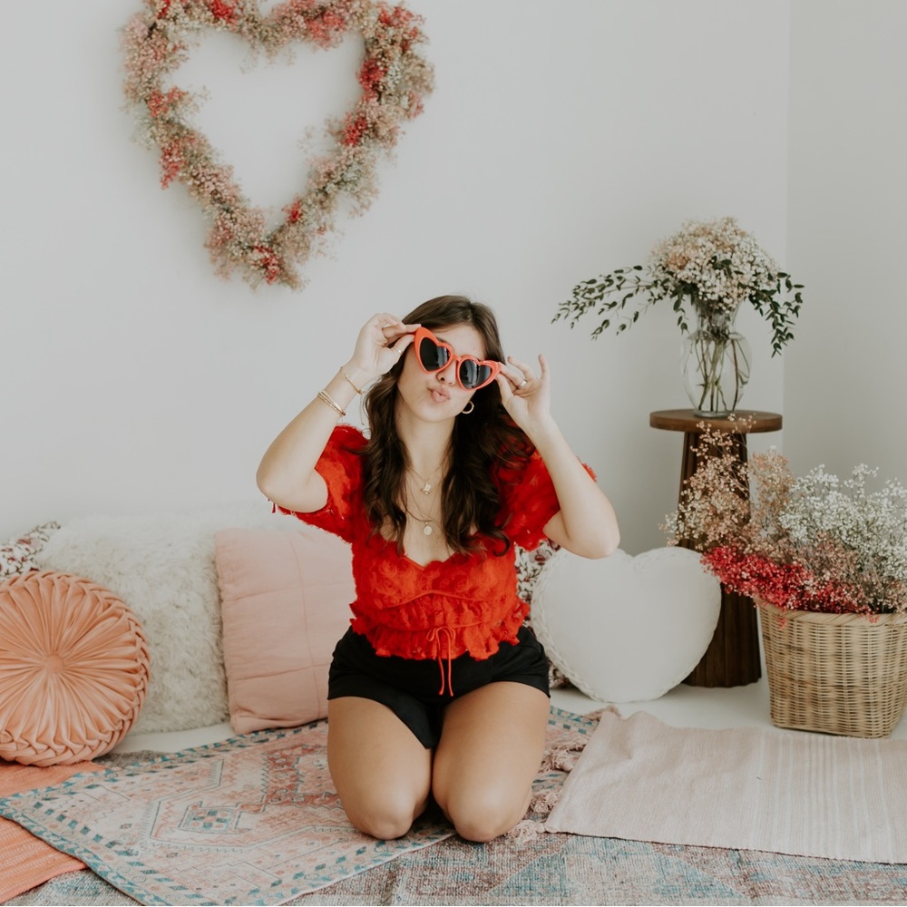 For Love and Lemons Hannah Crop Top